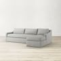 Ghent Slope Arm Slipcovered 2-Piece L-Shape Sofa with Chaise (109&quot;)