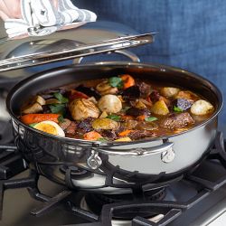 Hestan NanoBond&#174; Titanium Stainless-Steel Dutch Oven with Lid, 5-Qt