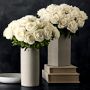 Jeff Leatham x Williams Sonoma Real Touch Faux White Ranunculus Stems, Set of 12