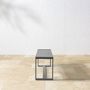 Santa Barbara Outdoor Metal Dining Bench (56&quot;)