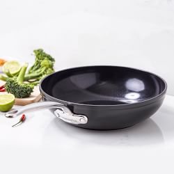 GreenPan&#8482; Premiere Max Hard Anodized Ceramic Nonstick Wok, 11&quot;