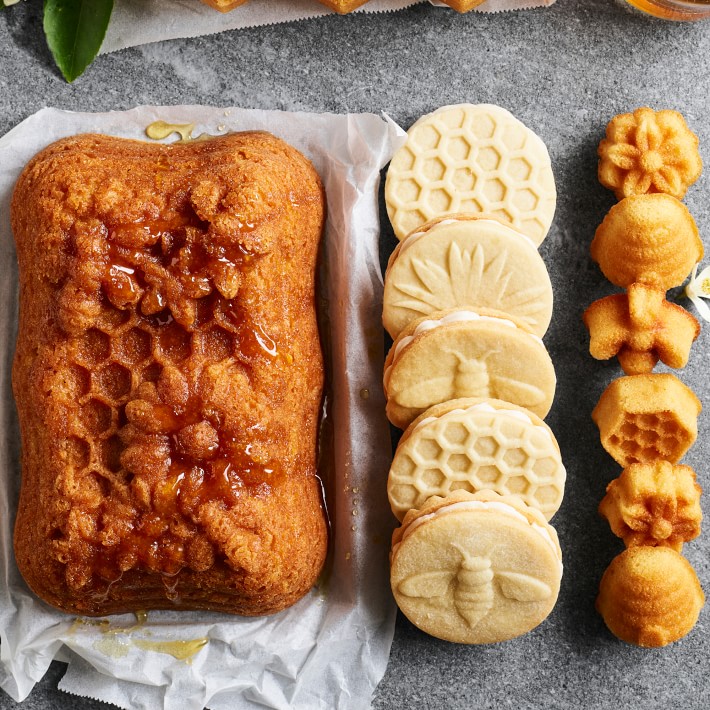 【新発売】今週の市販 Cookie Bee Honey Ware Nordic Stamps Sonoma Williams | 3 of Set - 調理器具