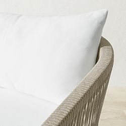 Pasadena Outdoor Teak and Rope Sofa (76&quot;)