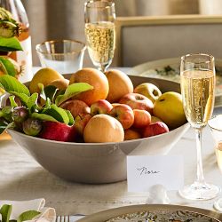 Gold Rim Champagne Flutes, Set of 4