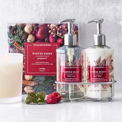 Williams Sonoma Winter Berry Soap &amp; Lotion 3-Piece Set
