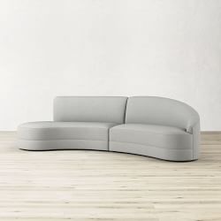 Capri 2-Piece Bumper Sectional (126&quot;)