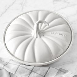 Le Creuset Stoneware Pumpkin Covered Baker, 2-Qt.