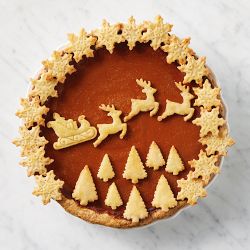 Williams Sonoma Holiday Twas Pie Punches, Set of 6