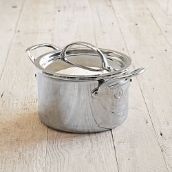 Williams Sonoma Signature Thermo-Clad&#8482; Stainless-Steel Soup Pot, 4-Qt.