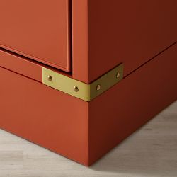Campaign 3-Drawer Nightstand, Persimmon (30&quot;)