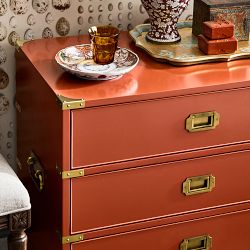 Campaign 3-Drawer Nightstand, Persimmon (30&quot;)