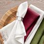 Crotchet Lace Napkins, Set of 4