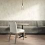 Garbo Upholstered Customizable Banquette &ndash; Grid Tufting