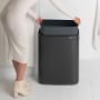 Brabantia Bo Touch Top Can, 16 Gallons