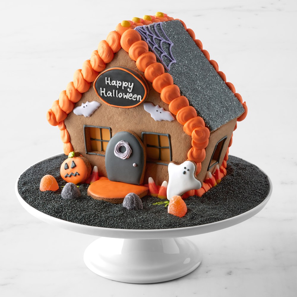 Halloween Gingerbread House, Plain, Immediate Delivery