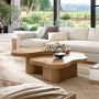 Marin Organic Curved Nesting Coffee Tables (40&quot;- 83&quot;)