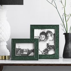 Woven Leather Frame