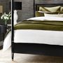Heritage Lattice Embroidered Velvet Coverlet and Shams