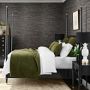 Heritage Lattice Embroidered Velvet Coverlet and Shams