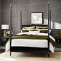 Heritage Lattice Embroidered Velvet Coverlet and Shams