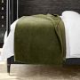 Heritage Lattice Embroidered Velvet Coverlet and Shams