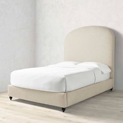 Finsbury Nontufted Upholstered Bed &amp; Headboard with Welt