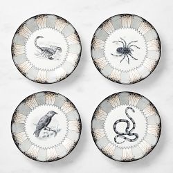 Spooky Soir&#233;e Appetizer Plates, Set of 4