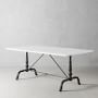 La Coupole Rectangular Iron Bistro Table (72&quot;)