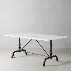 La Coupole Rectangular Iron Bistro Table (72&quot;)