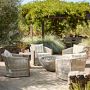 Pasadena Outdoor Teak Swivel Chair