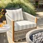 Pasadena Outdoor Teak Swivel Chair