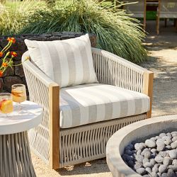 Pasadena Outdoor Teak Swivel Chair