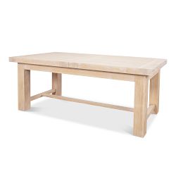 Bauhaus Extendable Rectangular Dining Table (78&quot;-110&quot;)