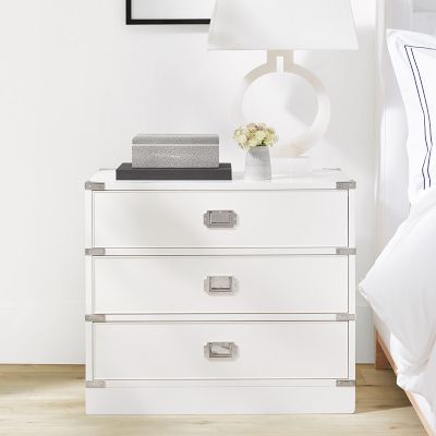 White campaign nightstand discount