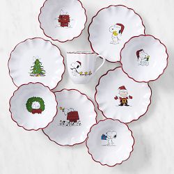 PEANUTS™ x Williams Sonoma Holiday 12-Piece Breakfast Place Setting