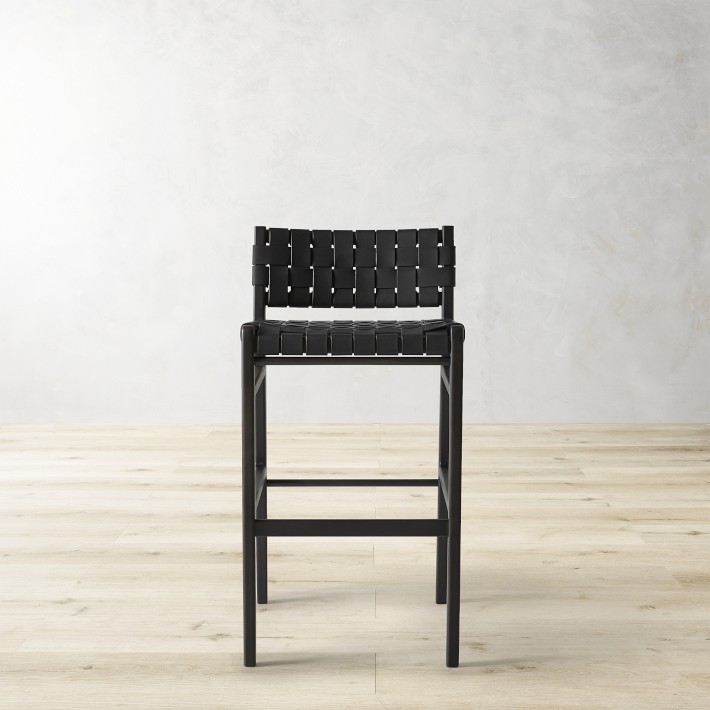 Stratton Low Back Counter & Bar Stool - Grey