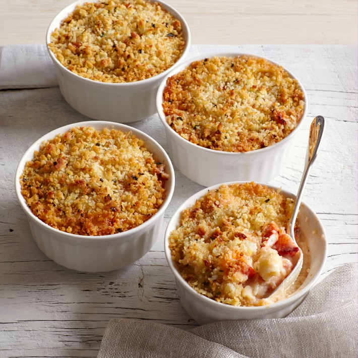 Lobster Mac and Cheese Ramekins, Set of 4