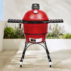 Kamado Joe Classic Joe II Charcoal Grill, Red, 18"