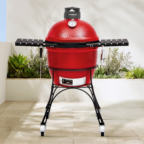 Kamado Joe Classic Joe II Charcoal Grill, Red, 18