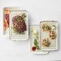 Grill Prep Tray & Marinade Tray Set, Rustic Melamine