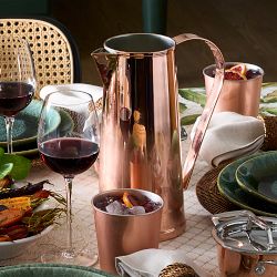 Copper Double Old-Fashioned Glasses, Set of 2
