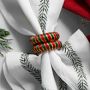 Leaf Garland Embroidered Napkins, Set of 4
