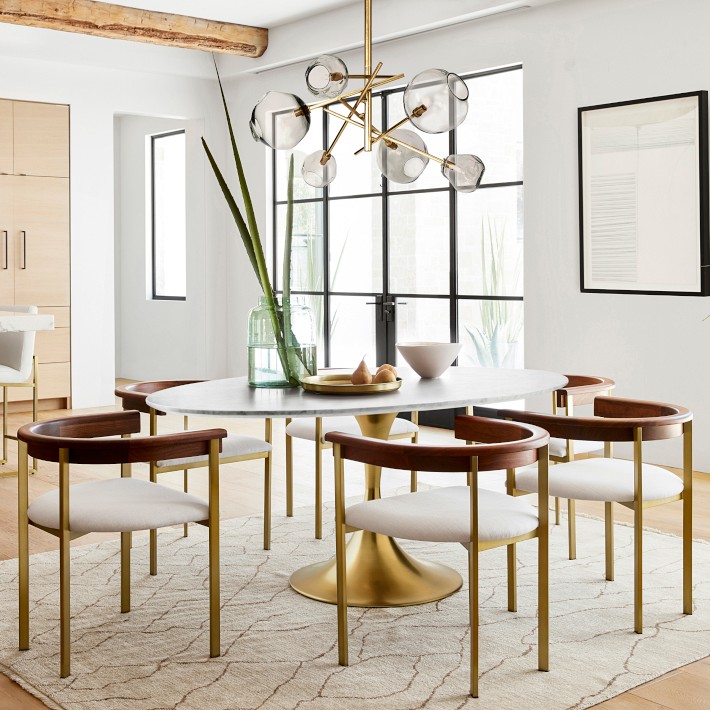 Molten Chandelier - Unique Glass & Brass Lighting