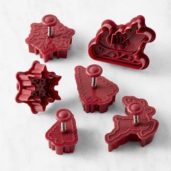 Williams Sonoma Holiday Twas Pie Punches, Set of 6