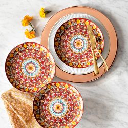 Diwali Salad Plates, Set of 4