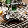 Houndstooth Round Tablecloth