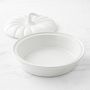 Le Creuset Stoneware Pumpkin Covered Baker, 2-Qt.