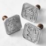 Nordic Ware Gingerbread Cast Cookie Stamps, Set of 3