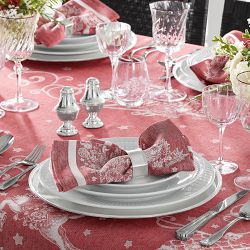 'Twas the Night Before Christmas Jacquard Tablecloths