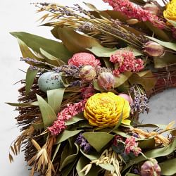 Easter Blossom Live Live Wreath, 20&quot;